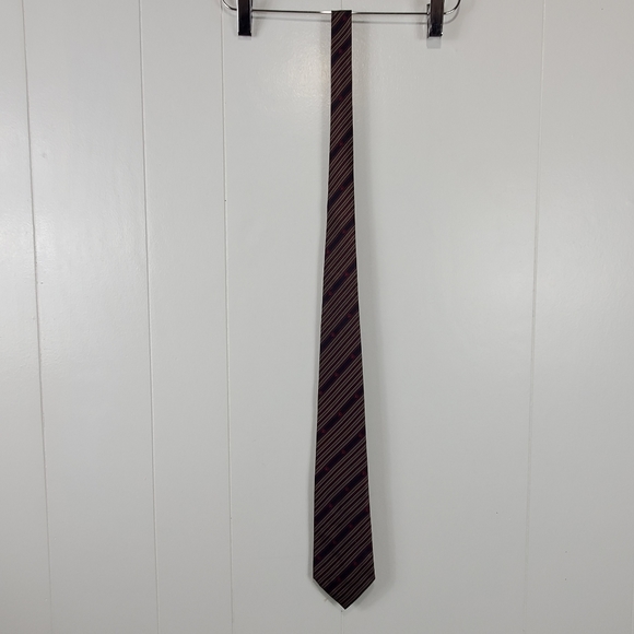 Gucci horse bit diagonal stripe necktie red white and blue rare htf - Picture 6 of 11